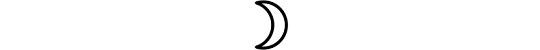 planetary symbol for moon